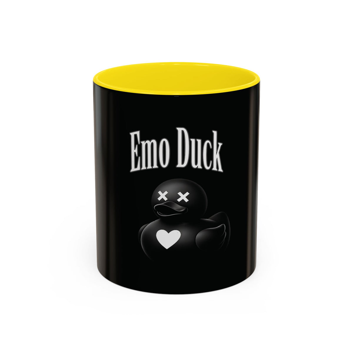 Emo Duck Accent Coffee Mug (11, 15oz)