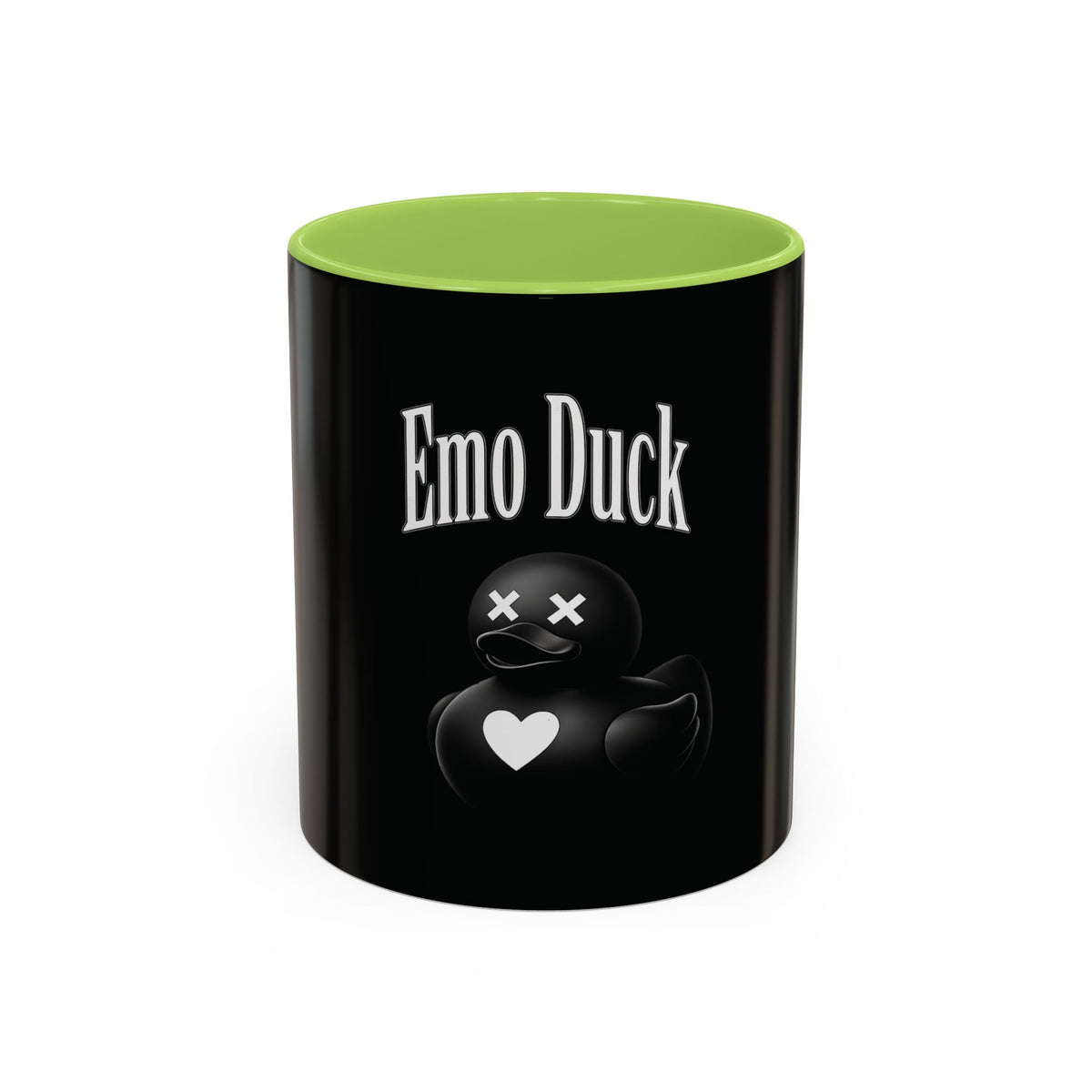 Emo Duck Accent Coffee Mug (11, 15oz)