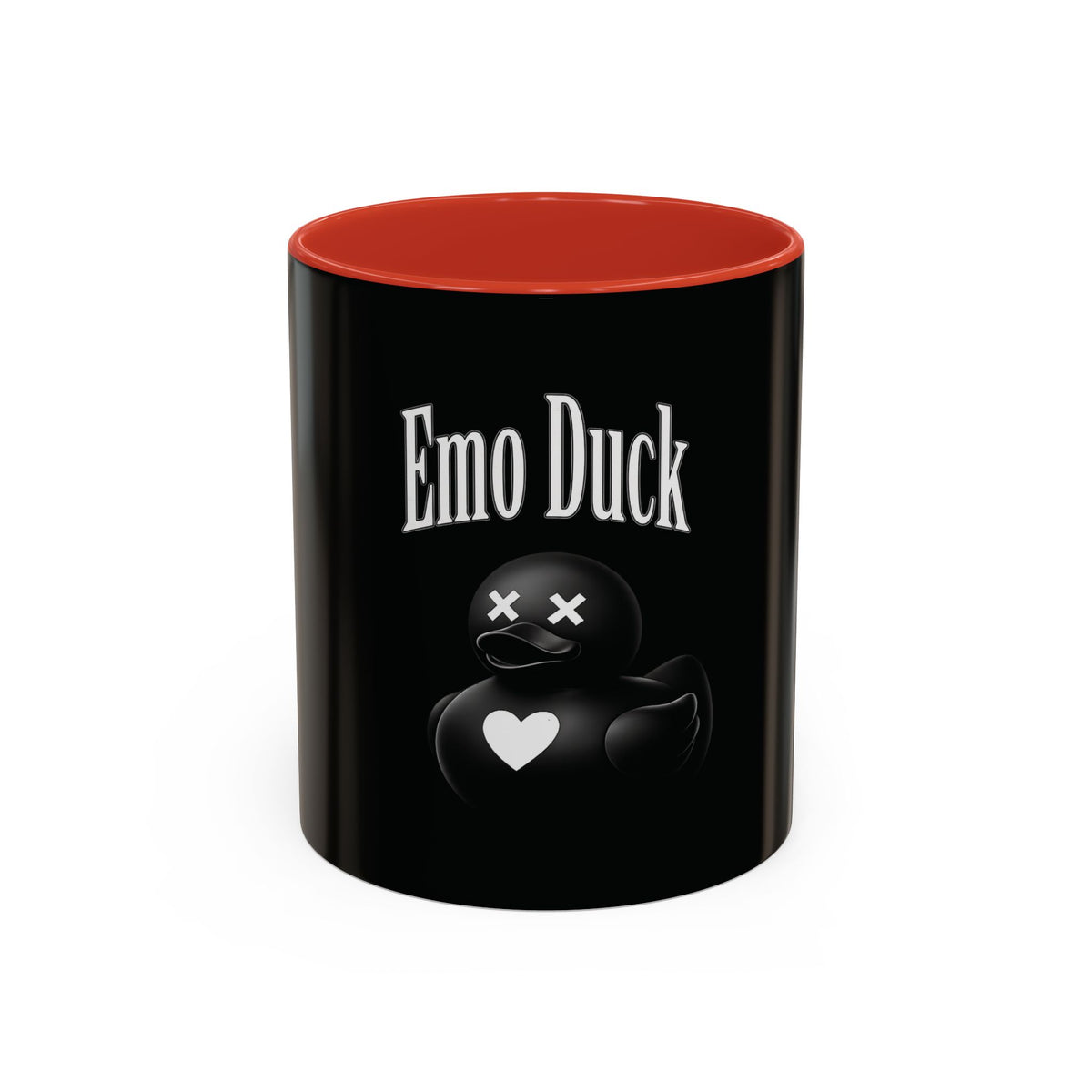 Emo Duck Accent Coffee Mug (11, 15oz)